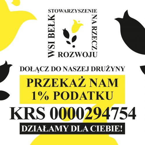 Zostaw 1% podatku w naszej miejscowości