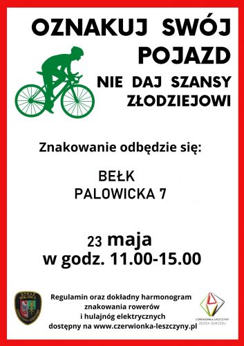 Znakowanie rowerów i hulajnóg elektrycznych