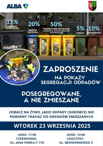 Pokazy prawidłowej segregacji odpadów