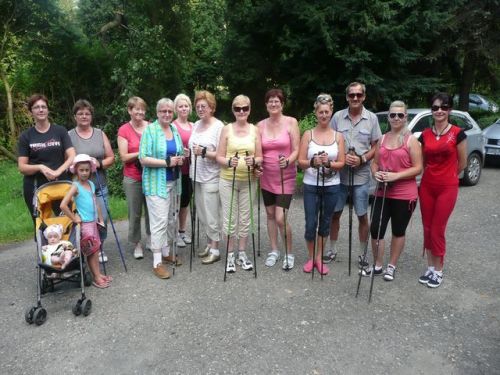 Nordic walking w Bełku - projekt OPS-u