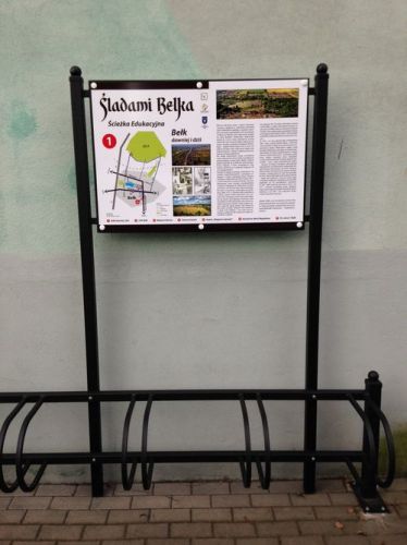 Nowe tablice na ścieżce Śladami Belka