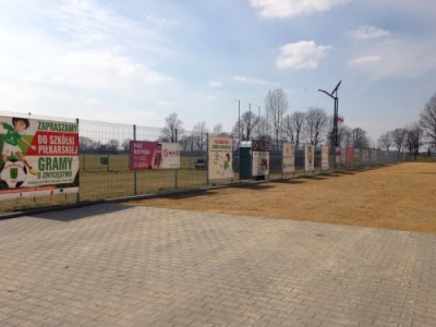 Budowa parkingu na stadionie KS